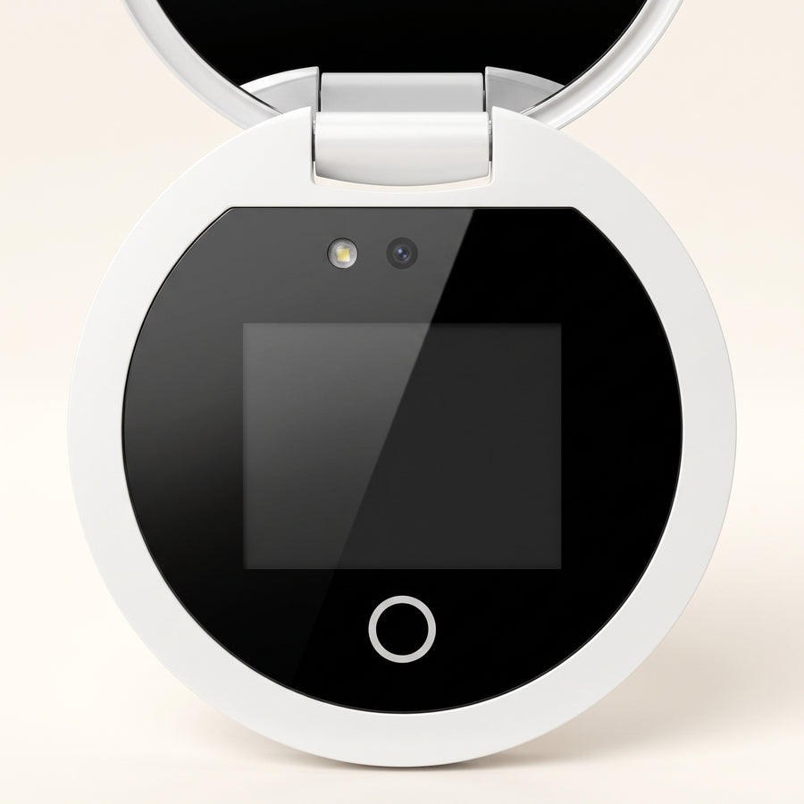 SPF Check UV Camera Mirror camera display and touch controls